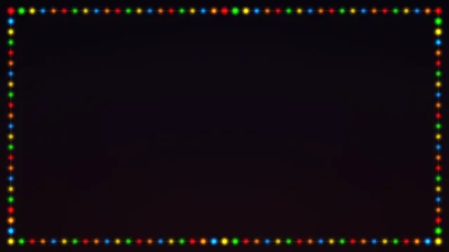 Christmas Light Border Frame preview