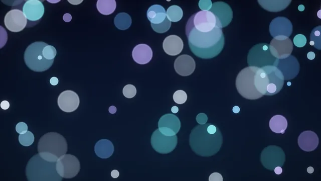 Cool Blue Bokeh Lights Background preview