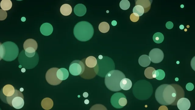 Emerald and Gold Bokeh Lights preview