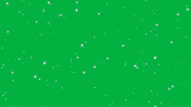Falling Snow Green Screen preview