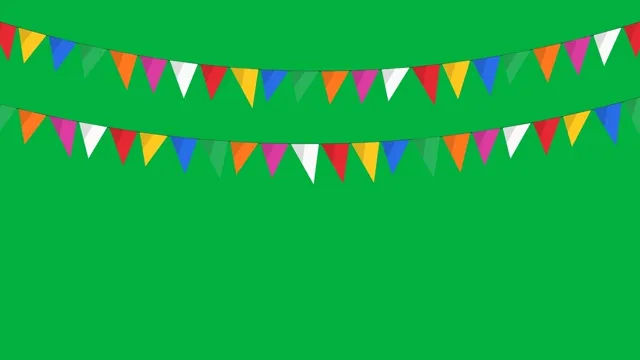 Fiesta Banderitas Green Screen preview