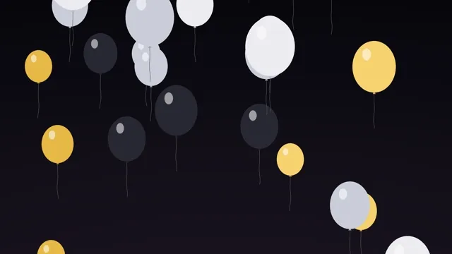 Gold, Silver and Black Balloons preview