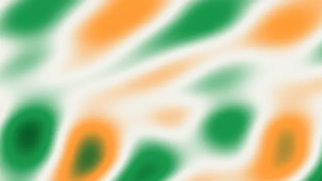 Green, White and Orange Gradient Flow preview