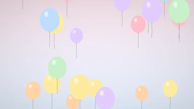 Pastel Balloons Rising preview