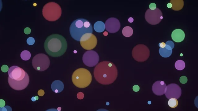 Rainbow Party Bokeh Lights preview