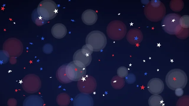 Red, White and Blue Stars Falling preview