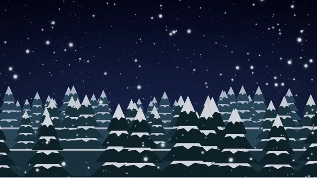 Snowy Christmas Tree Forest at Night preview