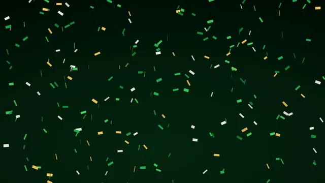 St. Patrick's Green and Gold Confetti preview